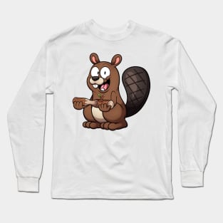 Cute Beaver Long Sleeve T-Shirt